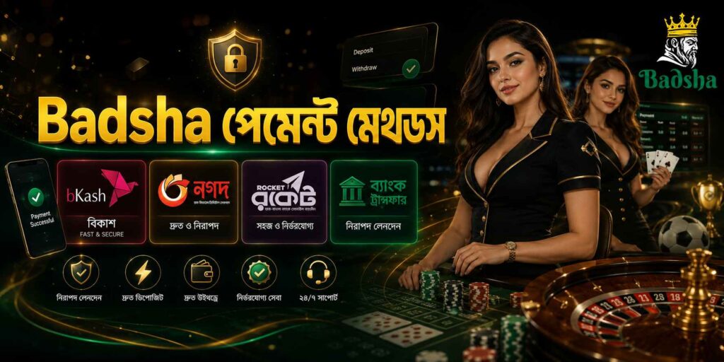 badsha পেমেন্ট মেথডস
